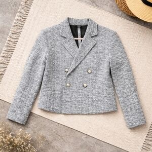 Soho Black and Gray Knit Fabric